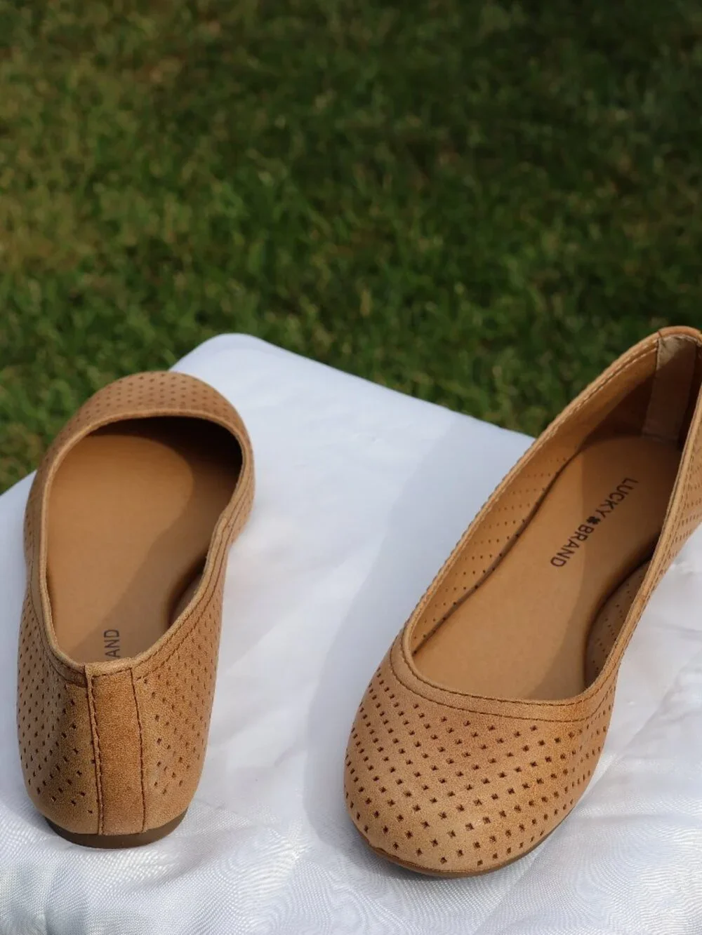 Lucky Brand Leather Ballet Flat
